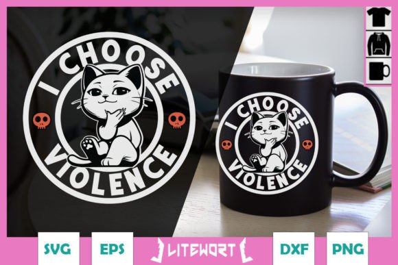 Funny Ironic Sarcastic Cat SVG