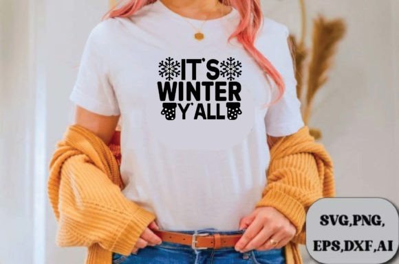 It's Winter Y All SVG Design