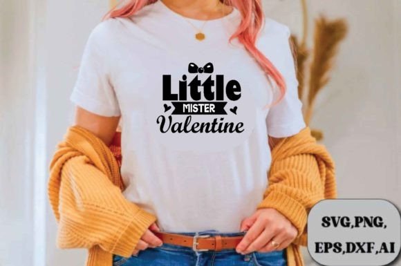 Little Mister Valentine Svg Design