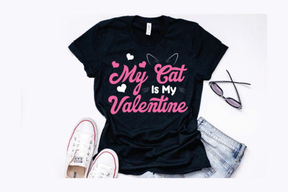 My Cat is My Valentine Design