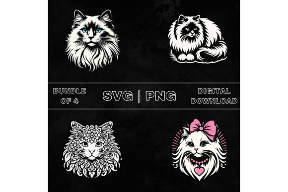 Ragdoll Cat SVG Bundle
