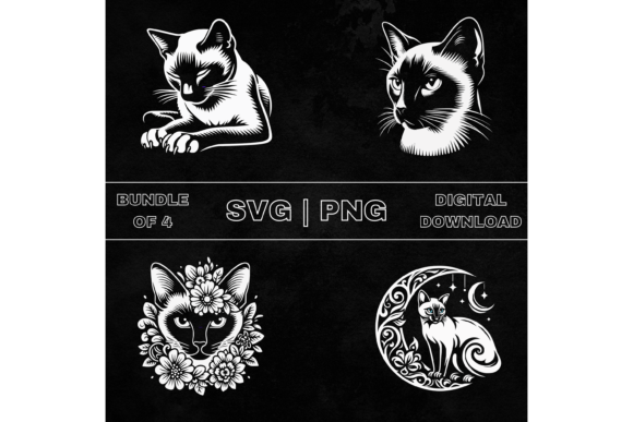 Siamese Cat SVG Bundle